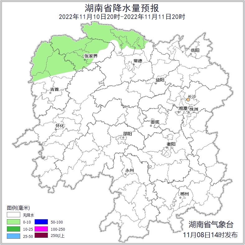 未来三天,湖南大部以晴天间多云、昼夜温差大的天气为主。